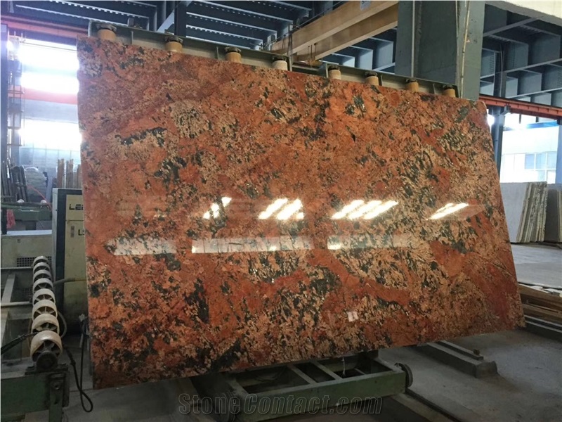 Vermelho Bahia Granite Slabs &Tiles