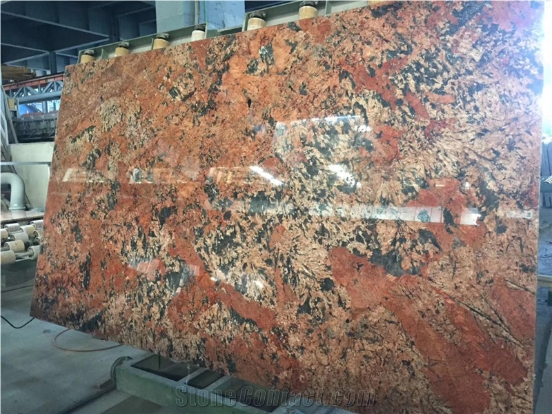 Vermelho Bahia Granite Slabs &Tiles