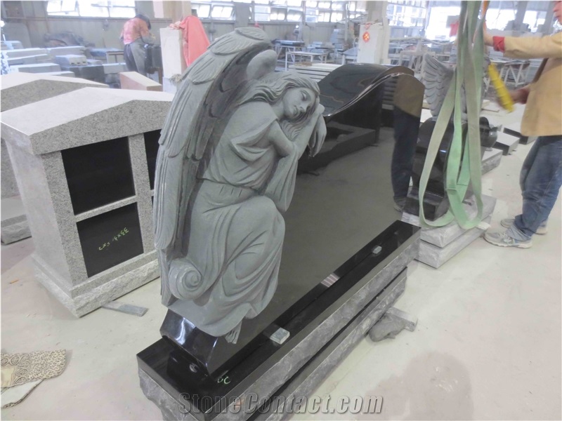 Angel American Marble Headstone Stone Tombstone