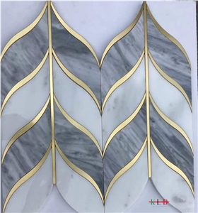 Bathroom Metal Mosaic Floor Tile Kichen Wall