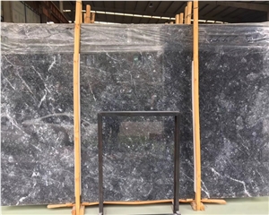 Black Agate Marble Slabs for Bathroom