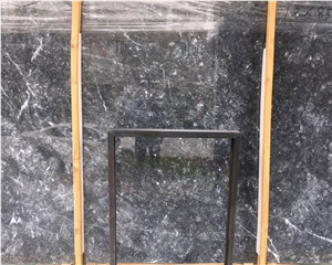 Black Agate Marble Slabs for Bathroom