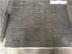 Black Basalt Stone Gargen Floor Radom Sets