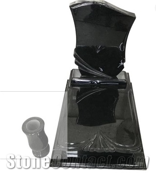 Black Granite Monument Stone Tombstone