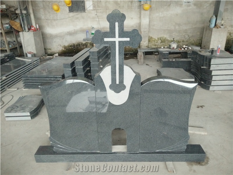 Black Grantite Gravestone Style G603 Tobmstone