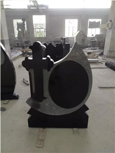 Black Grantite Gravestone Style G603 Tobmstone