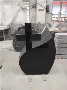 Black Grantite Gravestone Style G603 Tobmstone