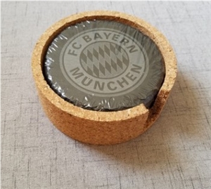Black Slate Coaster Set Of 4