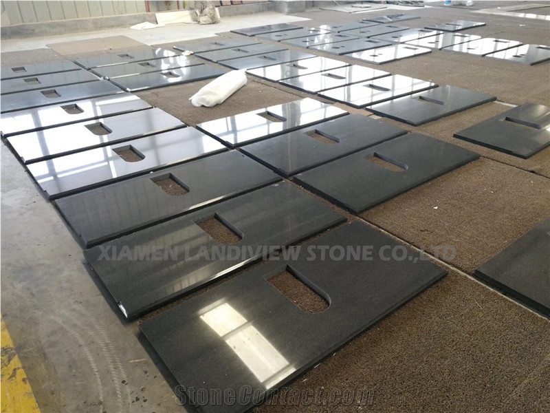 Blue Mist Granite Prefab Kichen Countertop