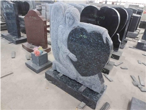 Blue Pearl Granite Angel Monument
