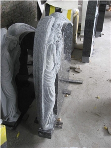 Blue Pearl Granite Stand Angel Monuments