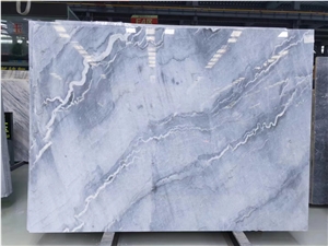 Bruce Silver Grey Marble Book Match