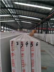 Calacatte Gold Quartz Flooring Covering Slab