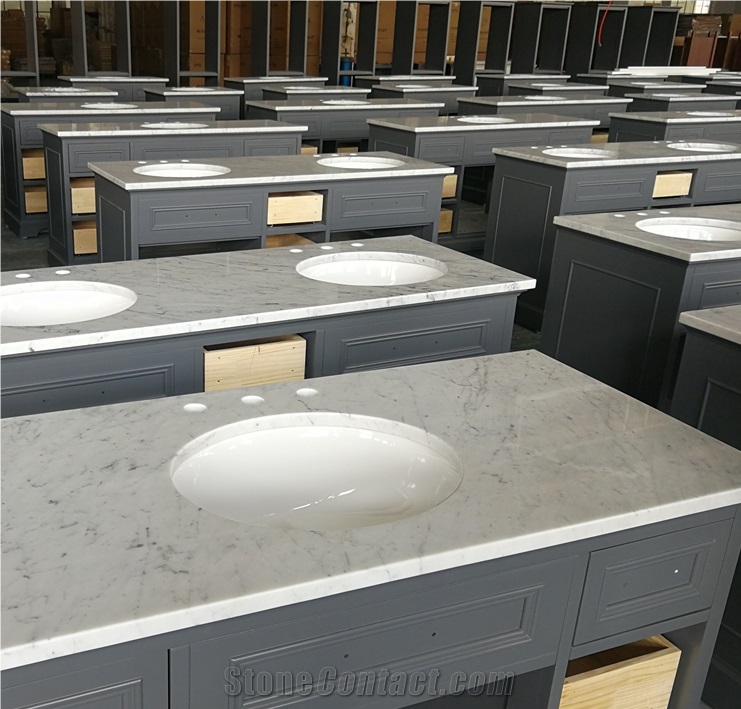 Carrara White Marble Basin, Sink