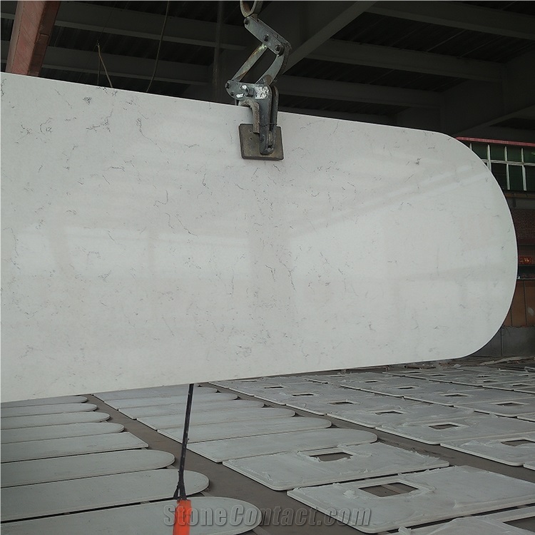 Carrara White Quartz Countertop