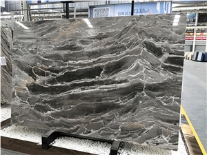Castro Grey Marble Slabs for Hotel Project