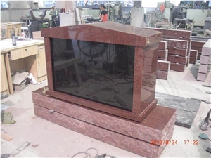 Cemetery Usage Red Granite Columbarium Niche