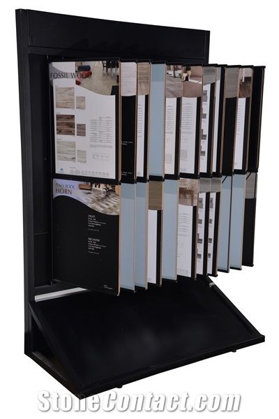 Ceramic Tile Wing Display Rack Stand