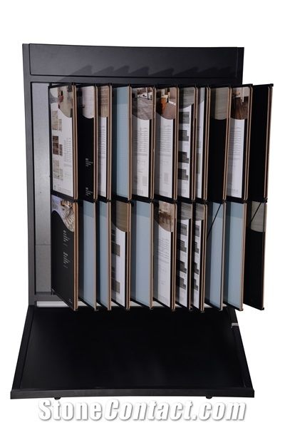 Ceramic Tile Wing Display Rack Stand