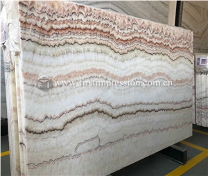 Cheap Rainbow Onyx Slabs,Tiles for Wall Covering