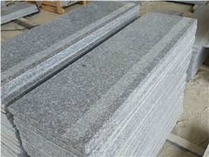 China Medium Grey Granite Stairs