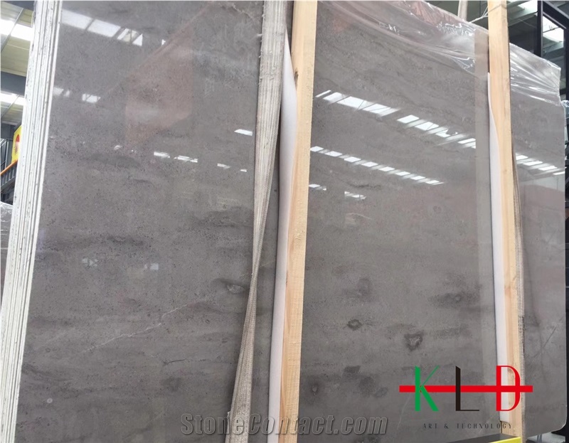 China Peirce Ash Marble Stair,Grey Stone Staircase