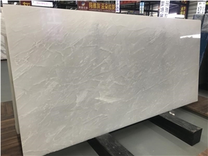 China Polished Royal Pure White Onyx Jade Slabs