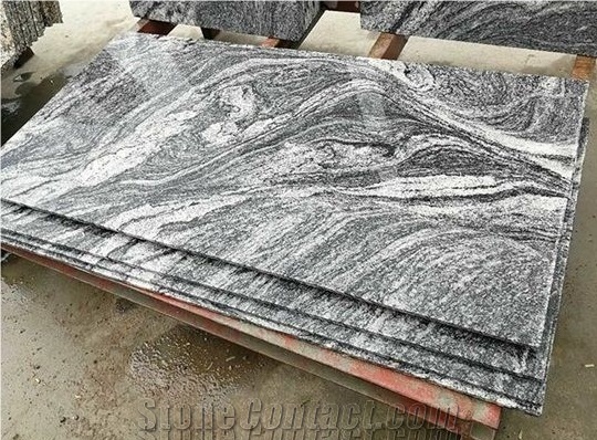 China Silver Clouds Granite Slabs for Flooring