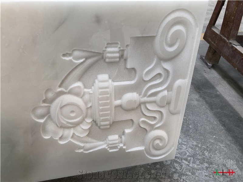 Cnc Craved Wall Design Building Stone Installation