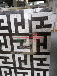 Composited Marble Waterjet Medallion Floor Tiles