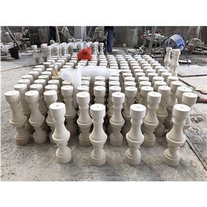 Construction Marble Column Railing