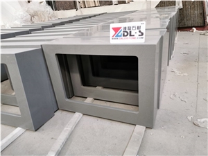 Custom Grey Quartz Stone Bathroom Vanity Tops