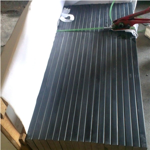 Customized Mongolia Black Granite Stair