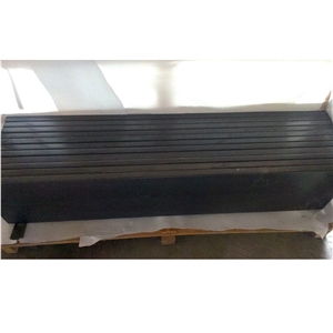 Customized Mongolia Black Granite Stair