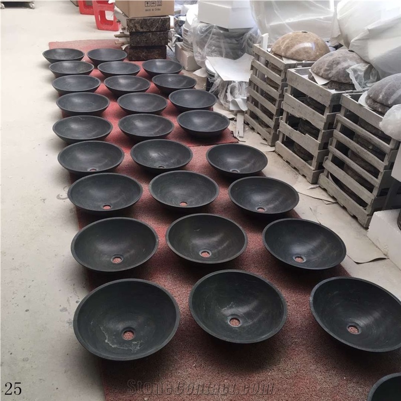Dark Grey Stone Wash Sinks Gardon Outside Basin