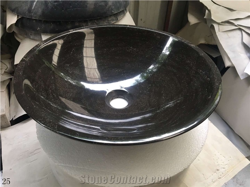 Dark Grey Stone Wash Sinks Gardon Outside Basin