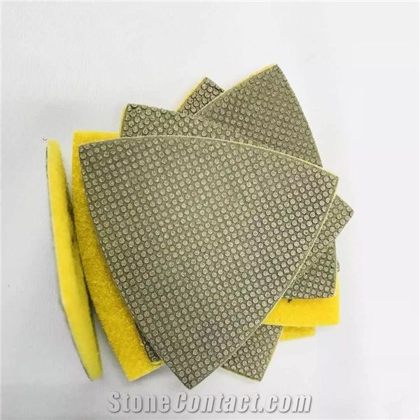 Diamond Triangle Polishing Stone Resin Pad