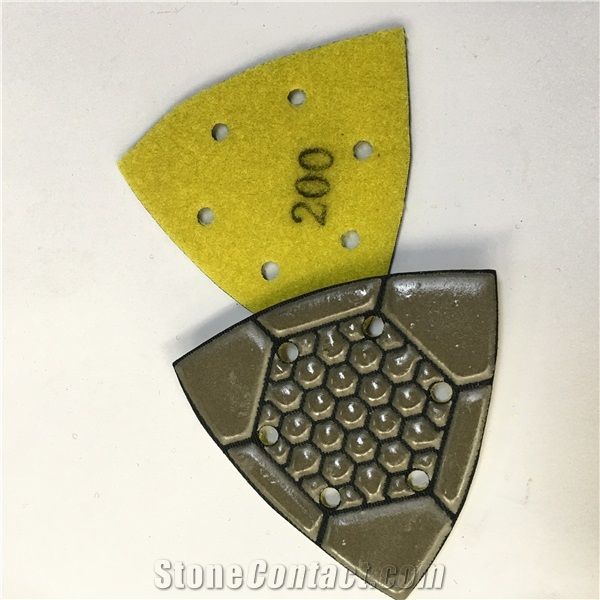 Diamond Triangle Polishing Stone Resin Pad