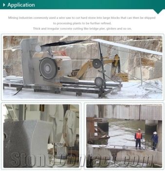 Diamond Wire Saw Tools for Mining and Block Squaring