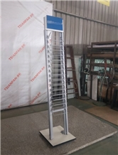 Exhibition Quartz Stone Sample Tower Rack