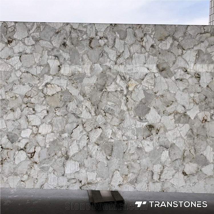 Faux Alabaster Onyx Stone Table Tops With Good Quality