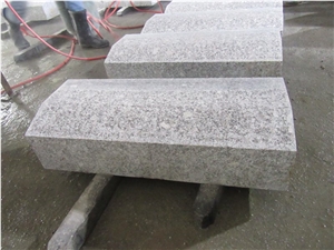 Flamed Dl G602 Roadside Curved Garden Kerbstone