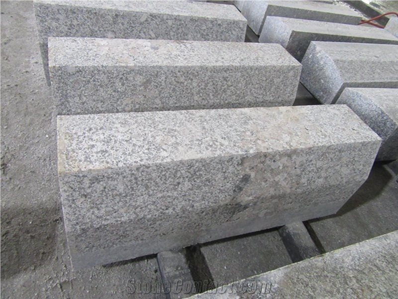 Flamed Dl G602 Roadside Curved Garden Kerbstone