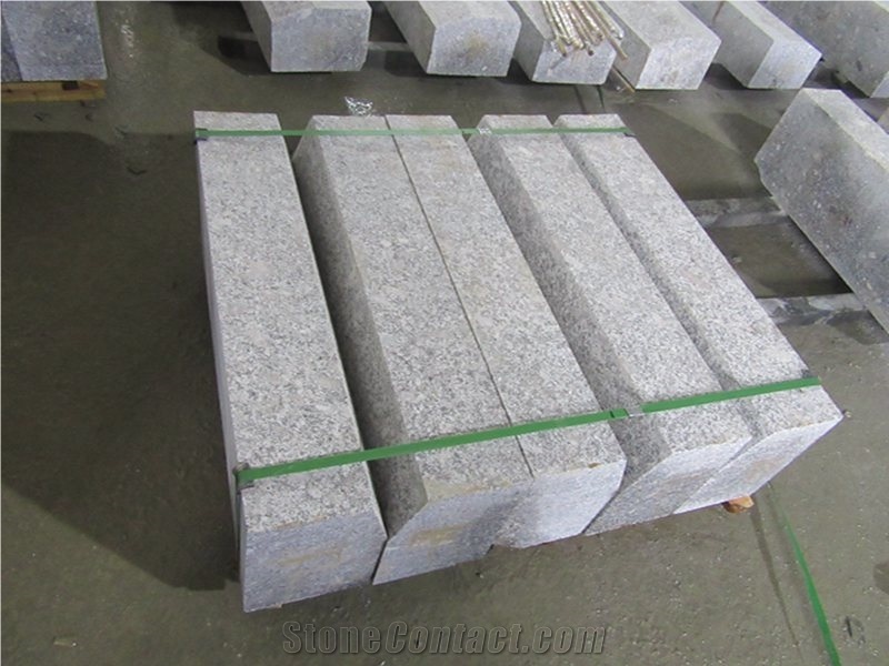 Flamed Dl G602 Roadside Curved Garden Kerbstone