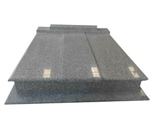 G633 Granite Tombstone with Poland Style Design