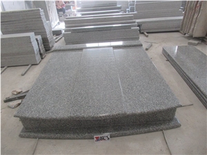 G653 Grey Granite Design Custom Tombstone