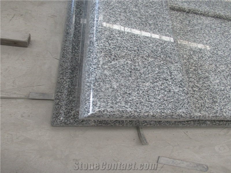 G653 Grey Granite Design Custom Tombstone