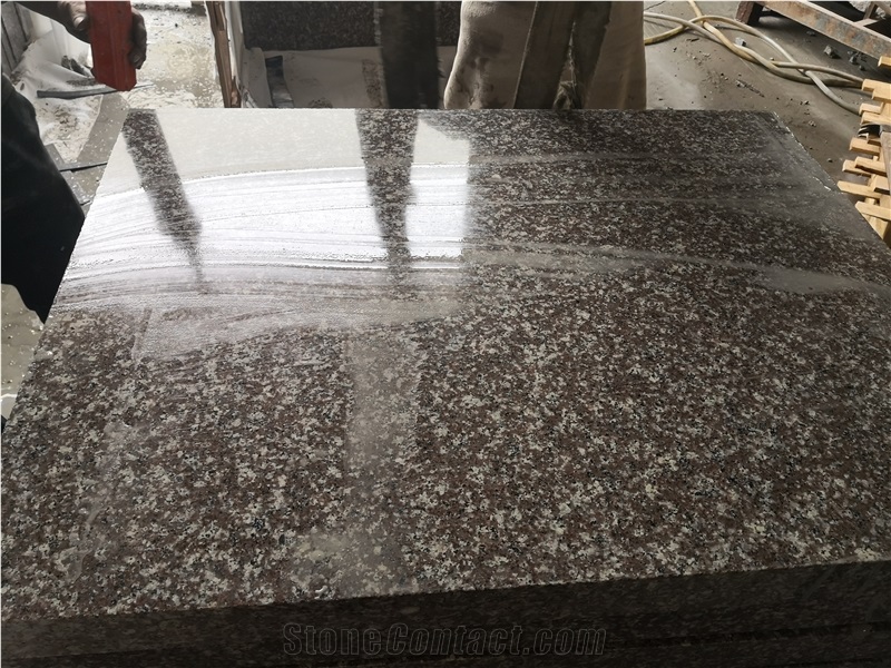 G664 Red Granite Slabs & Tiles,Violet Luoyuan Red