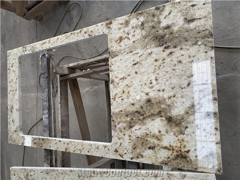 Gold and Silver Polished Countertops