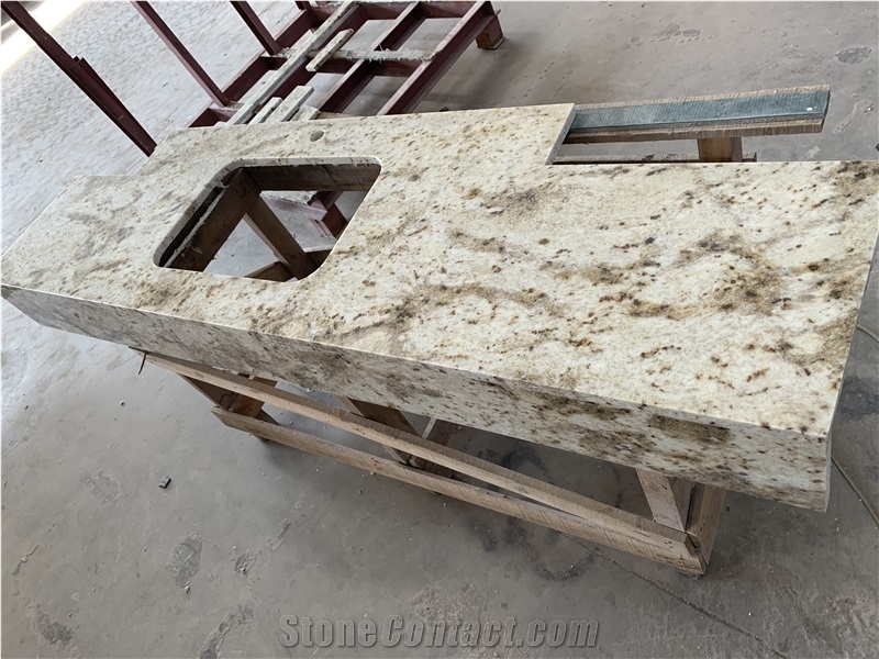 Gold and Silver Polished Countertops